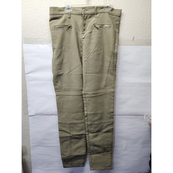 Women’s Guess Green High Waisted Pants Size Large. - Picture 5 of 10